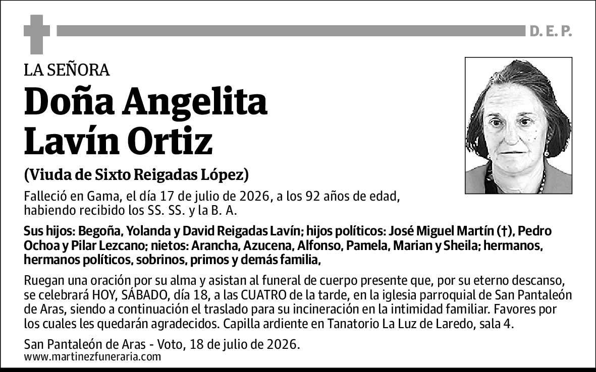 Angelita Lavín Ortiz