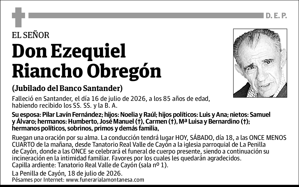 Ezequiel Riancho Obregón
