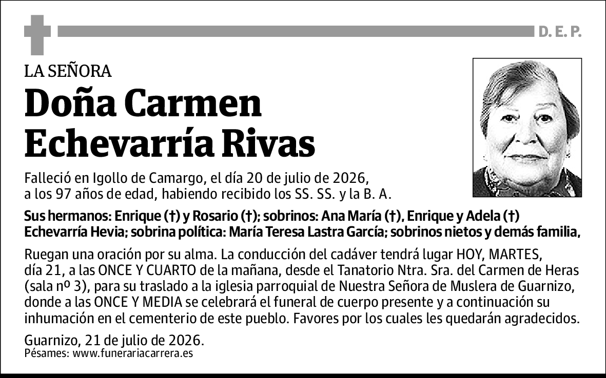 Carmen Echevarría Rivas
