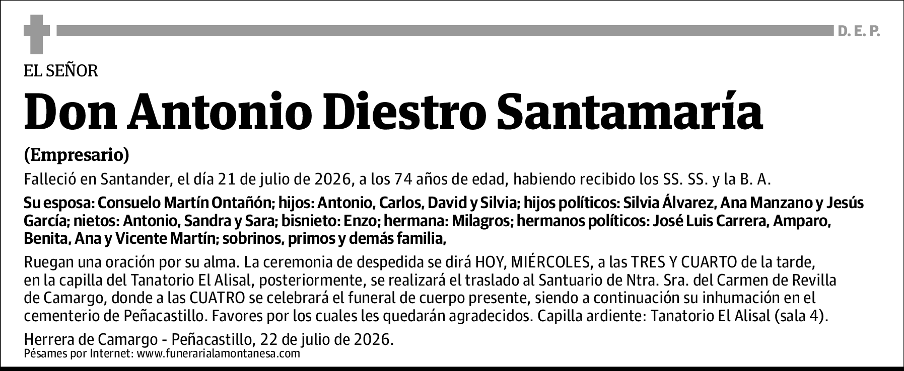 Antonio Diestro Santamaría