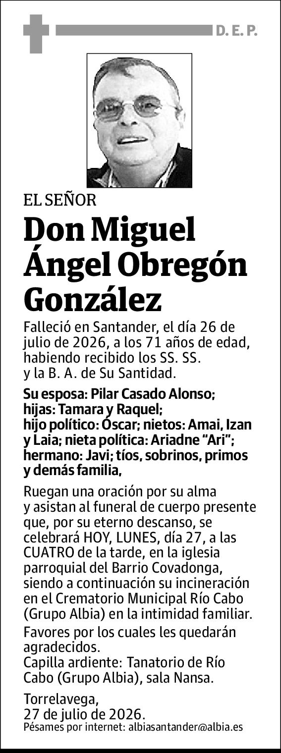 Miguel Ángel Obregón González