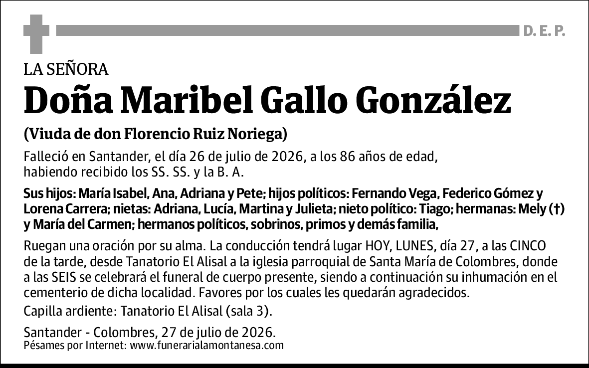 Maribel Gallo González