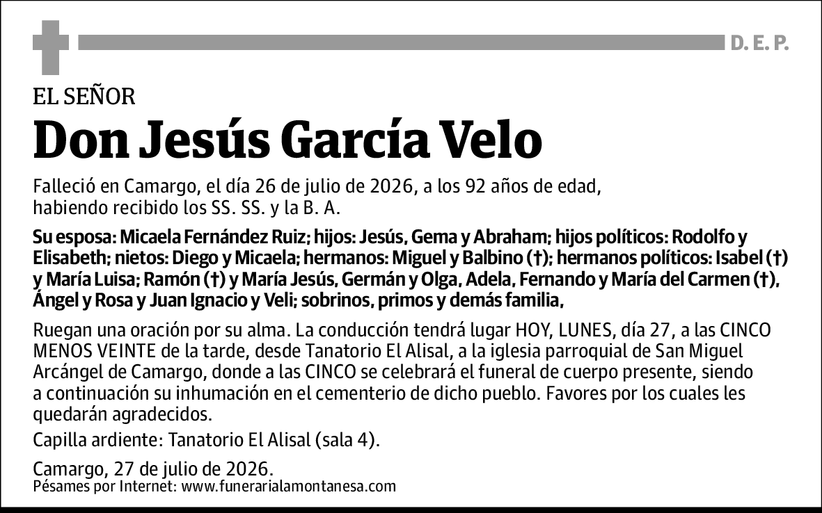 Jesús García Velo
