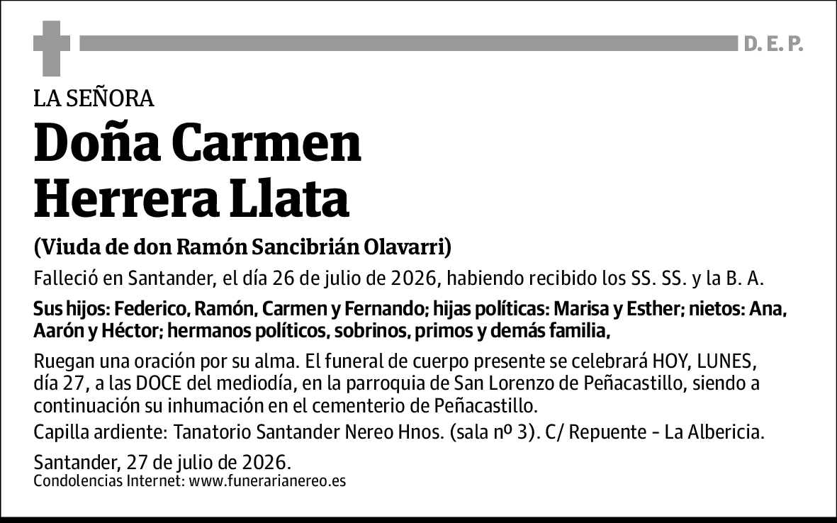 Carmen Herrera Llata