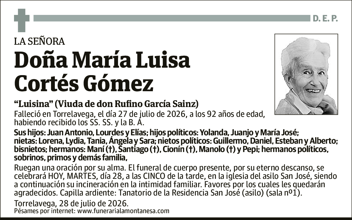 María Luisa Cortés Gómez