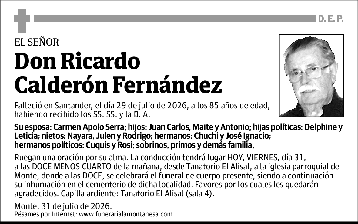 Ricardo Calderon Fernandez