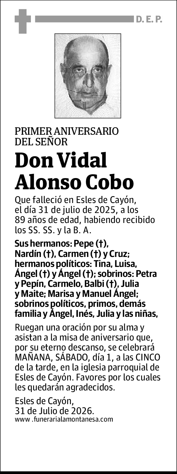 Vidal Alonso Cobo
