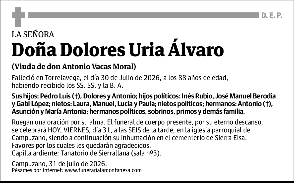 Dolores Uria Álvaro