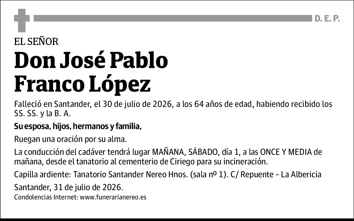 José Pablo Franco López