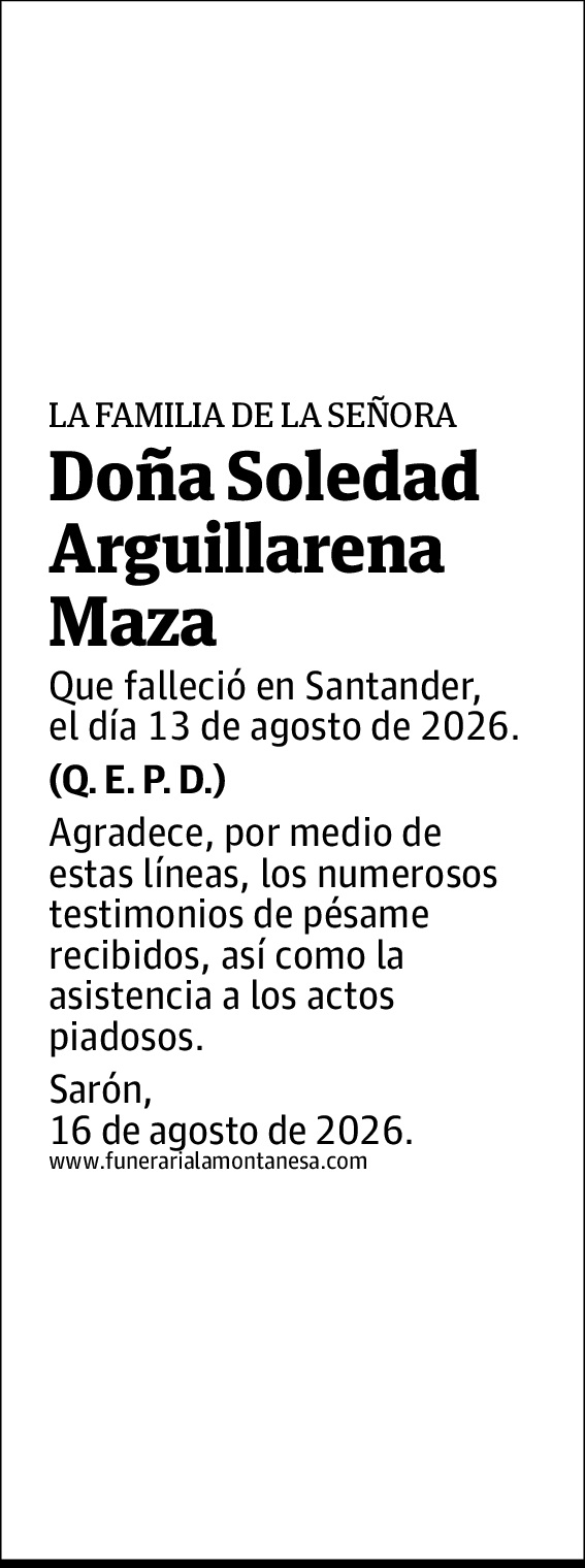 Soledad Arguillarena Maza