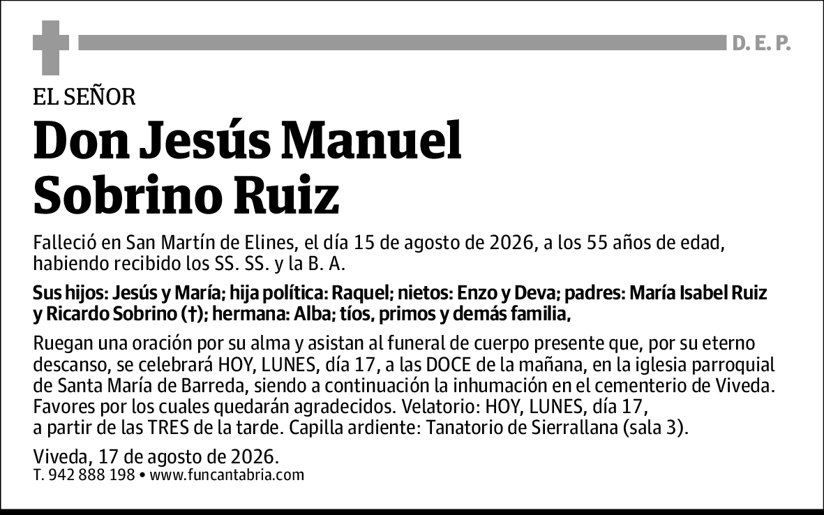 Jesús Manuel Sobrino Ruiz