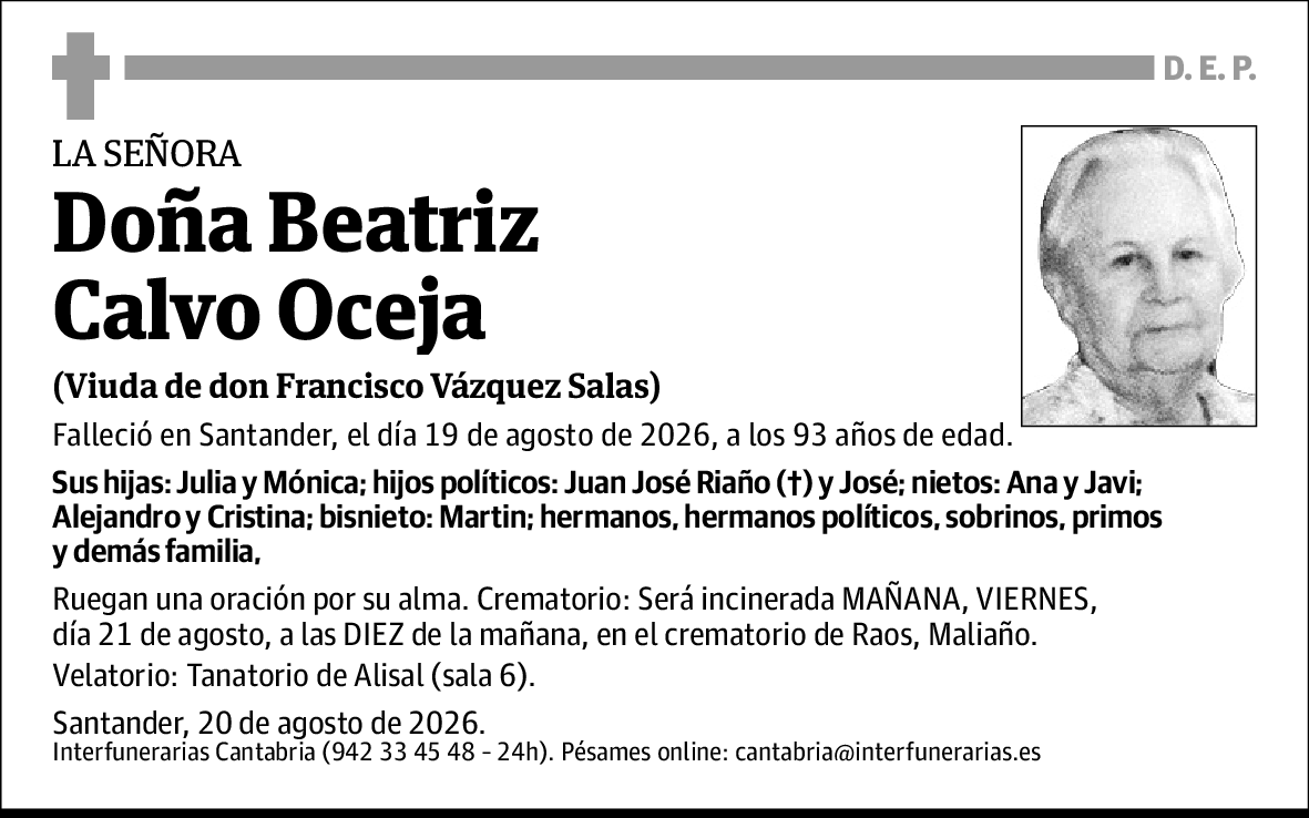 Beatriz Calvo Oceja