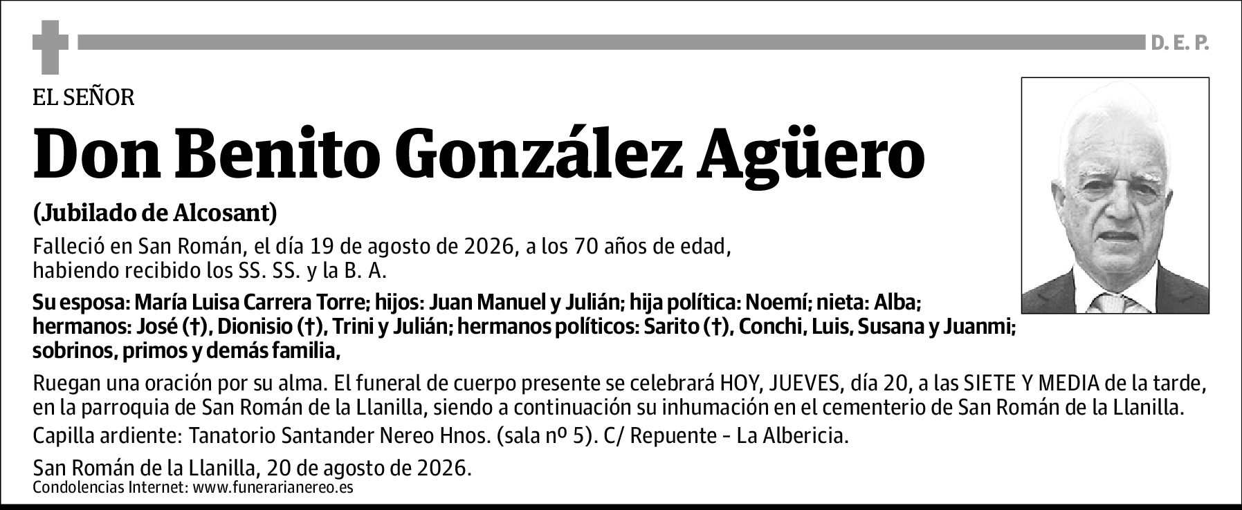 Benito González Agüero