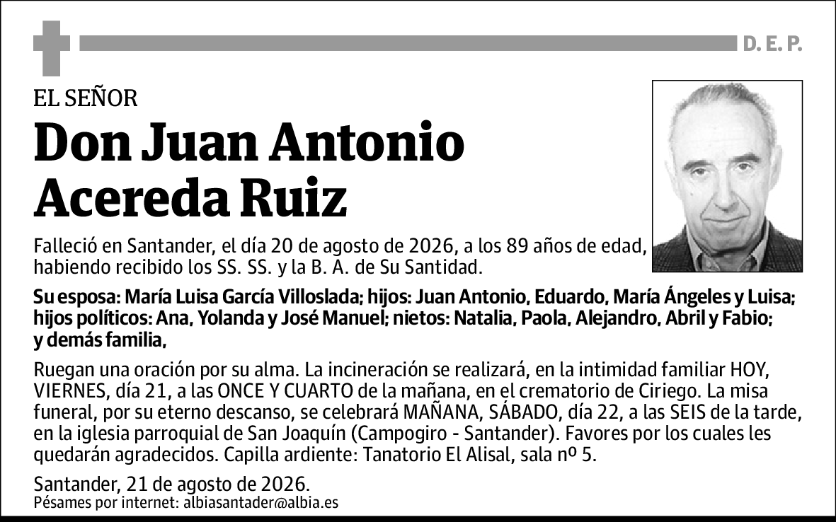 Juan Antonio Acereda Ruiz