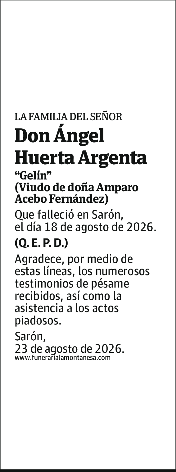 Ángel Huerta Argenta