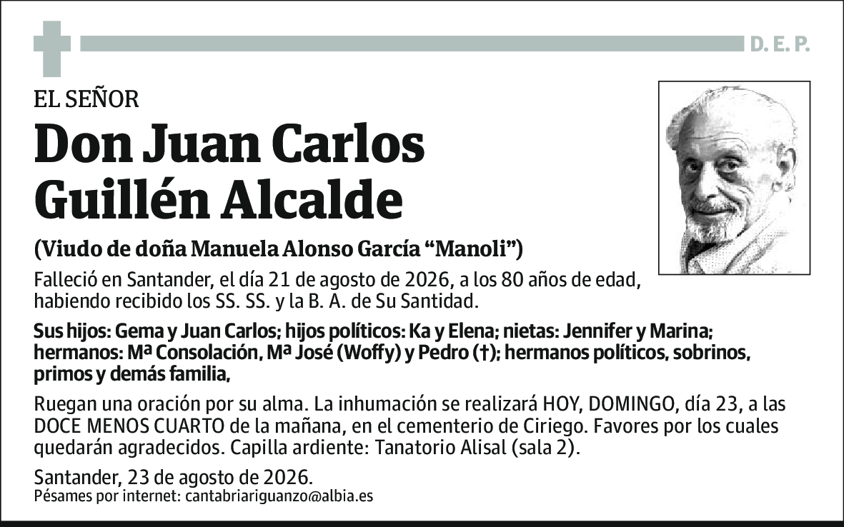 Juan Carlos Guillén Alcalde