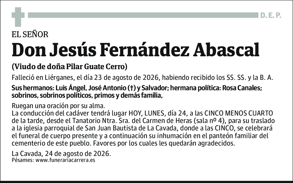 Jesús Fernández Abascal