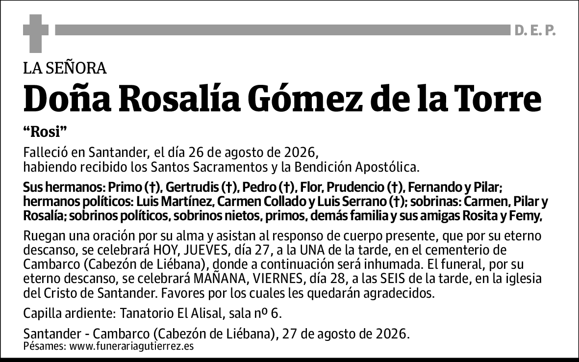 Rosalía Gómez de la Torre