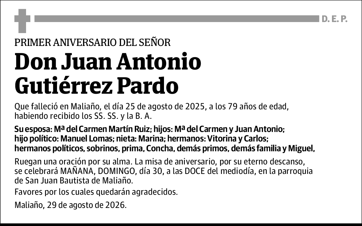 Juan Antonio Gutiérrez Pardo