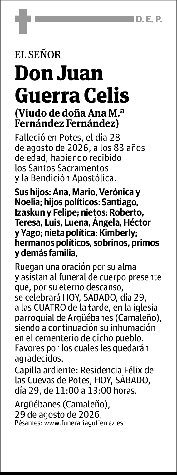 Juan Guerra Celis