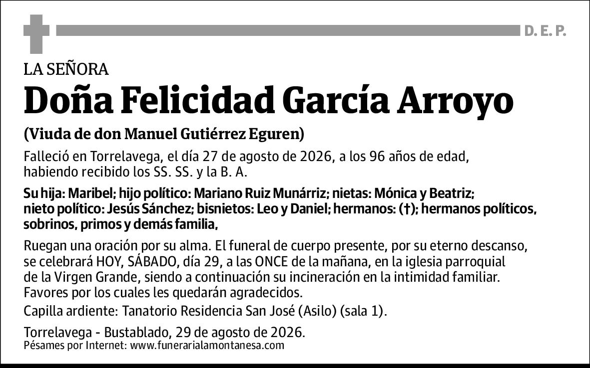 Felicidad García Arroyo