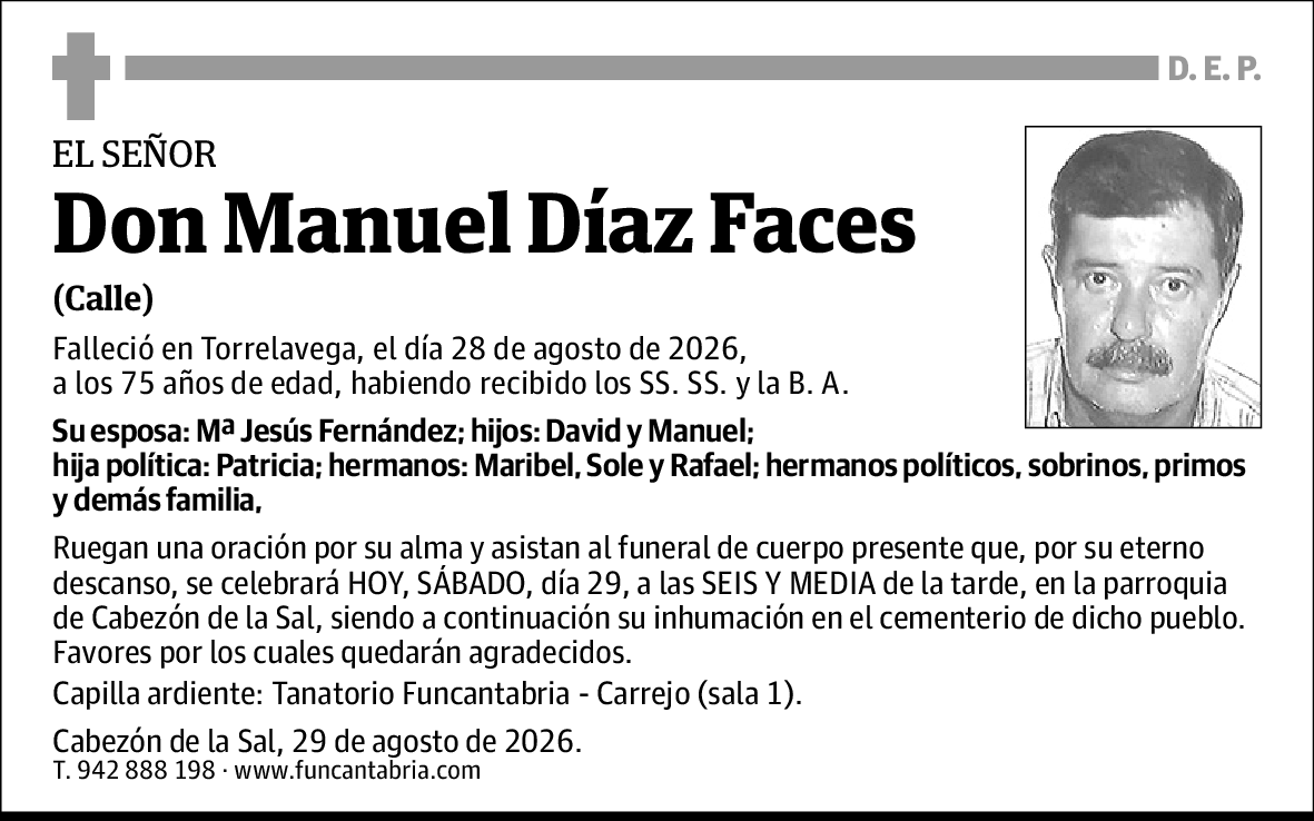 Manuel Díaz Faces