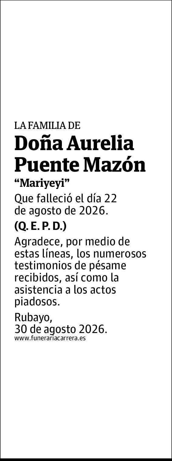 Aurelia Puente Mazón