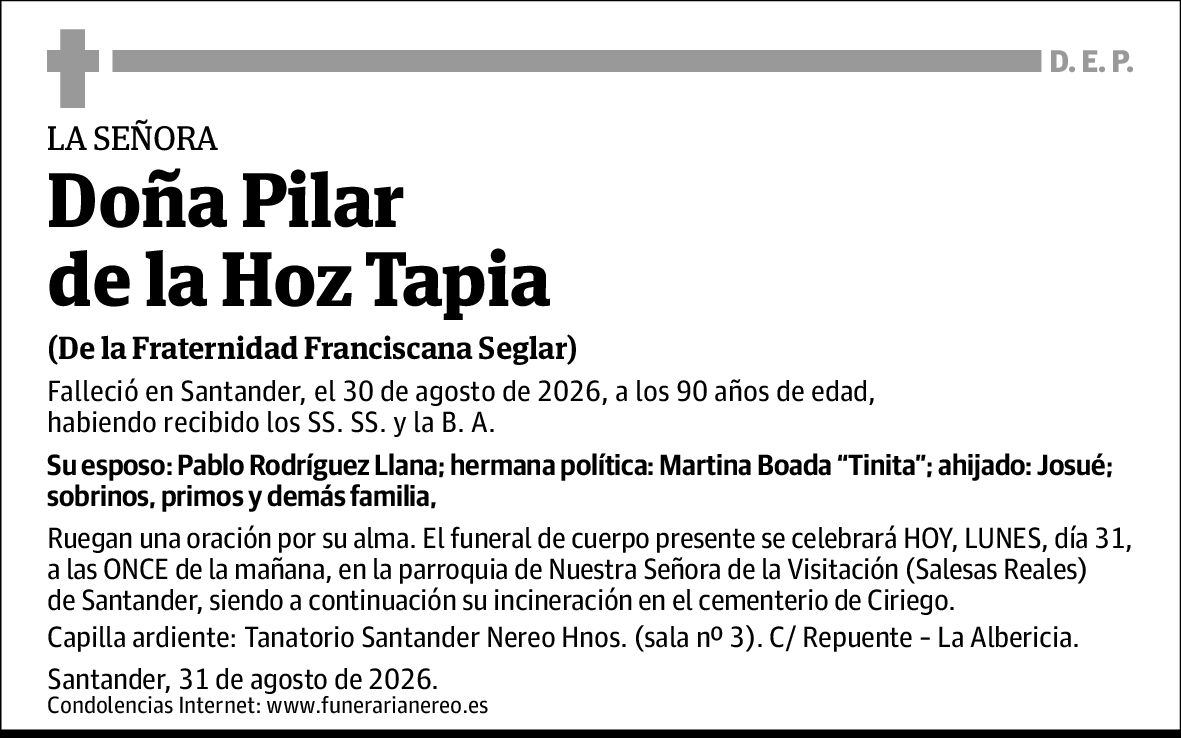 Pilar de la Hoz Tapia