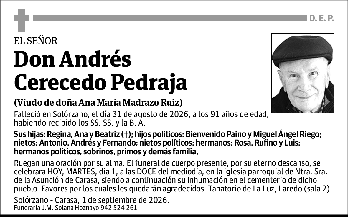 Andrés Cerecedo Pedraja