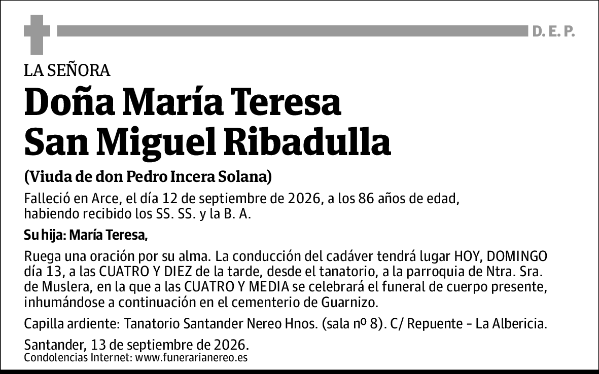 María Teresa San Miguel Rivadulla