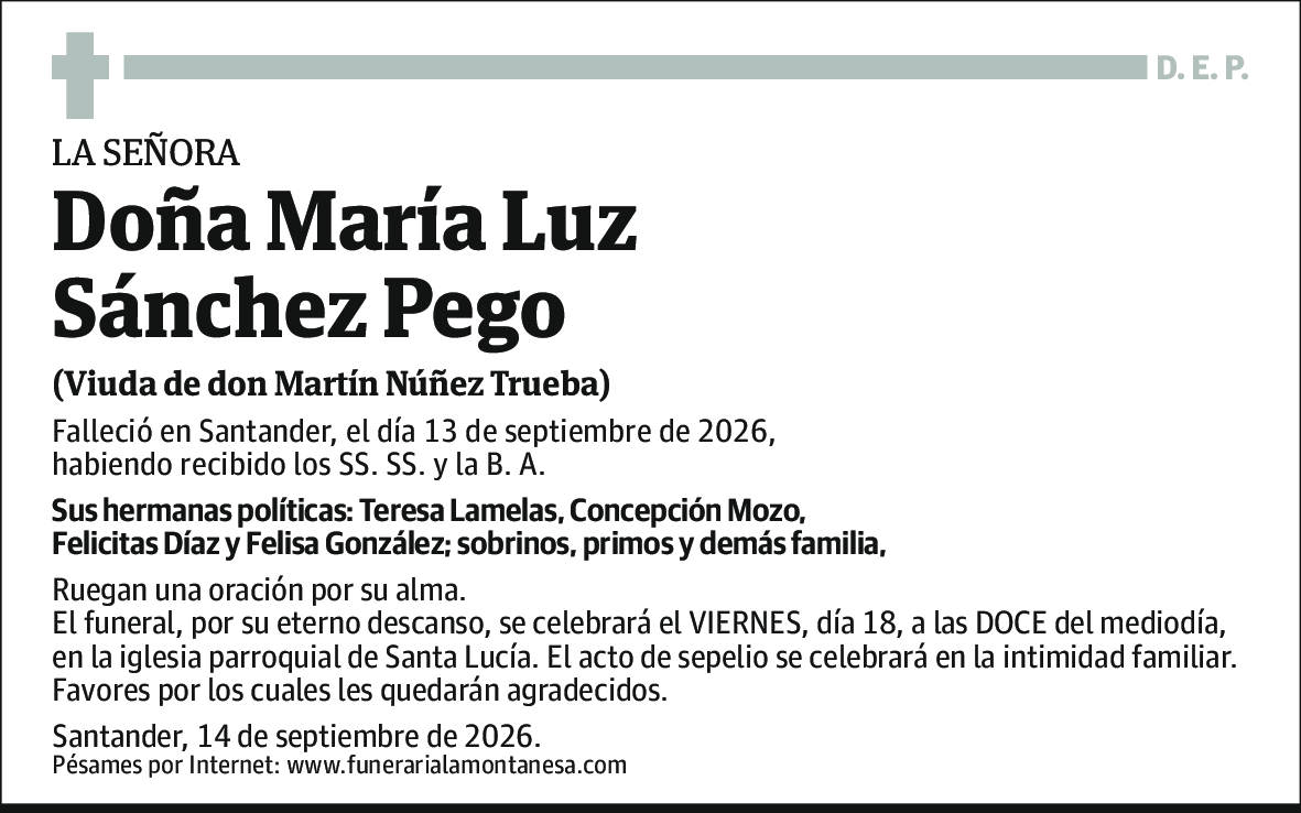 María Luz Sánchez Pego
