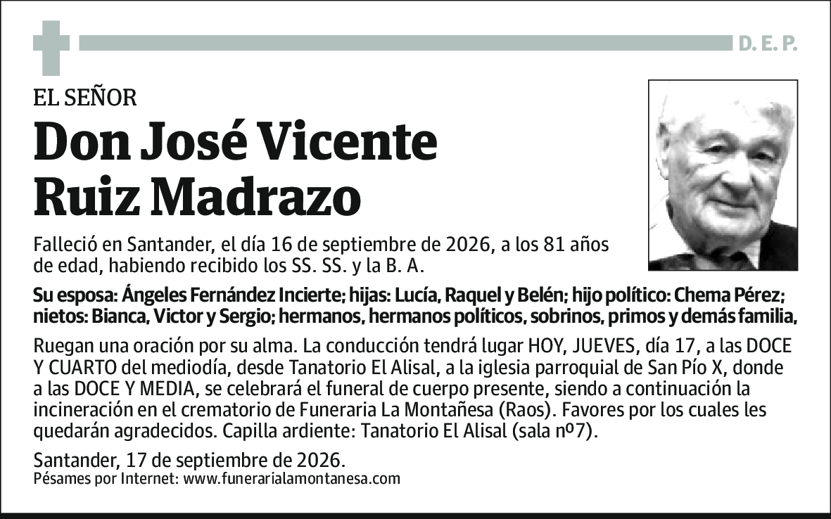 José Vicente Ruiz Madrazo