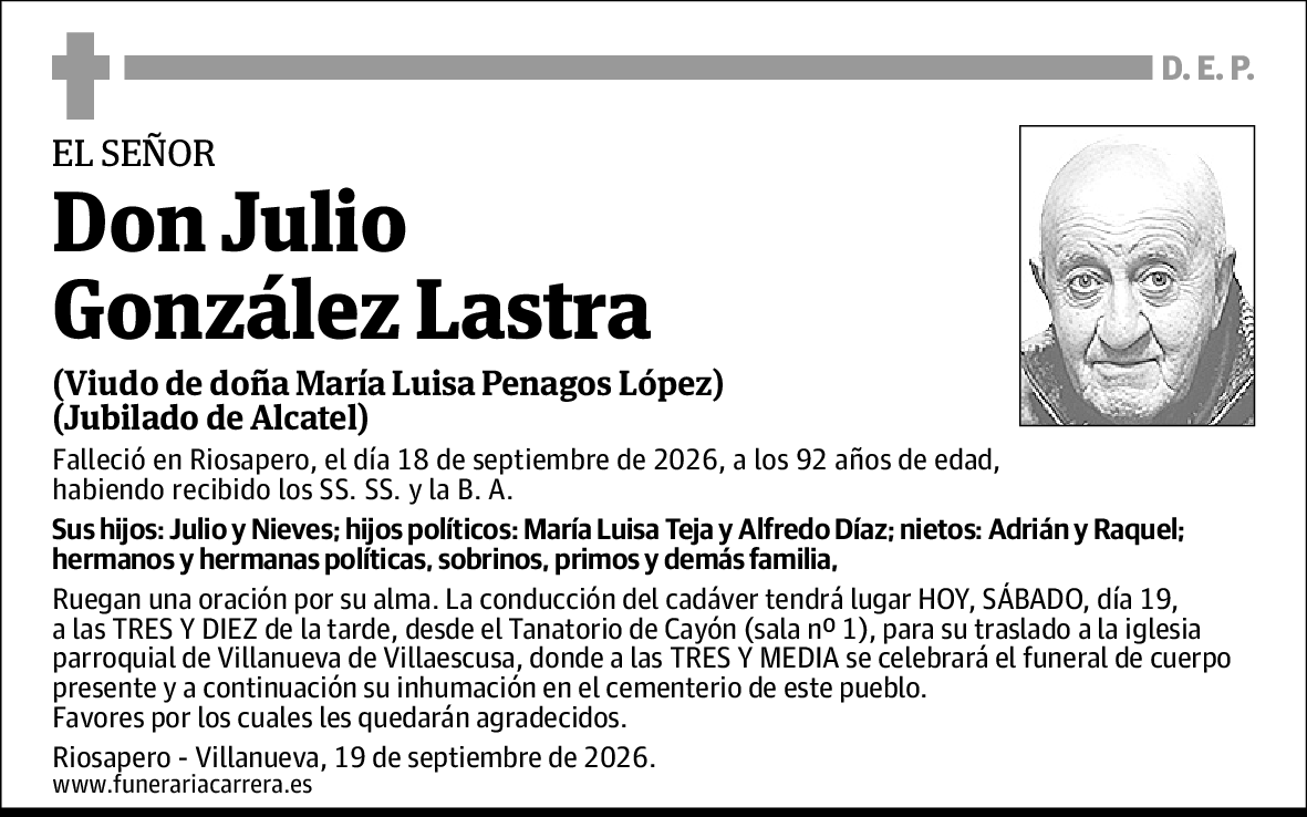 Julio González Lastra