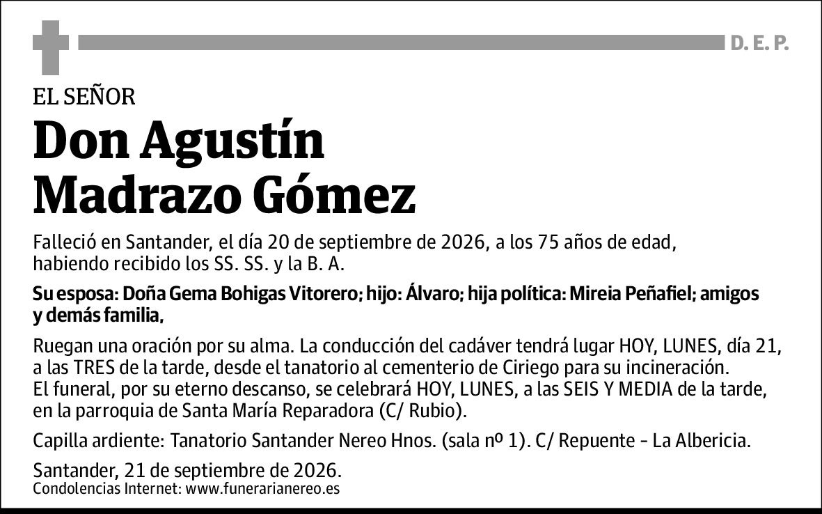 Agustín Madrazo Gómez