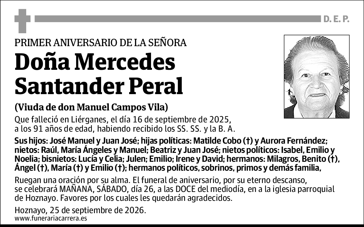 Mercedes Santander Peral