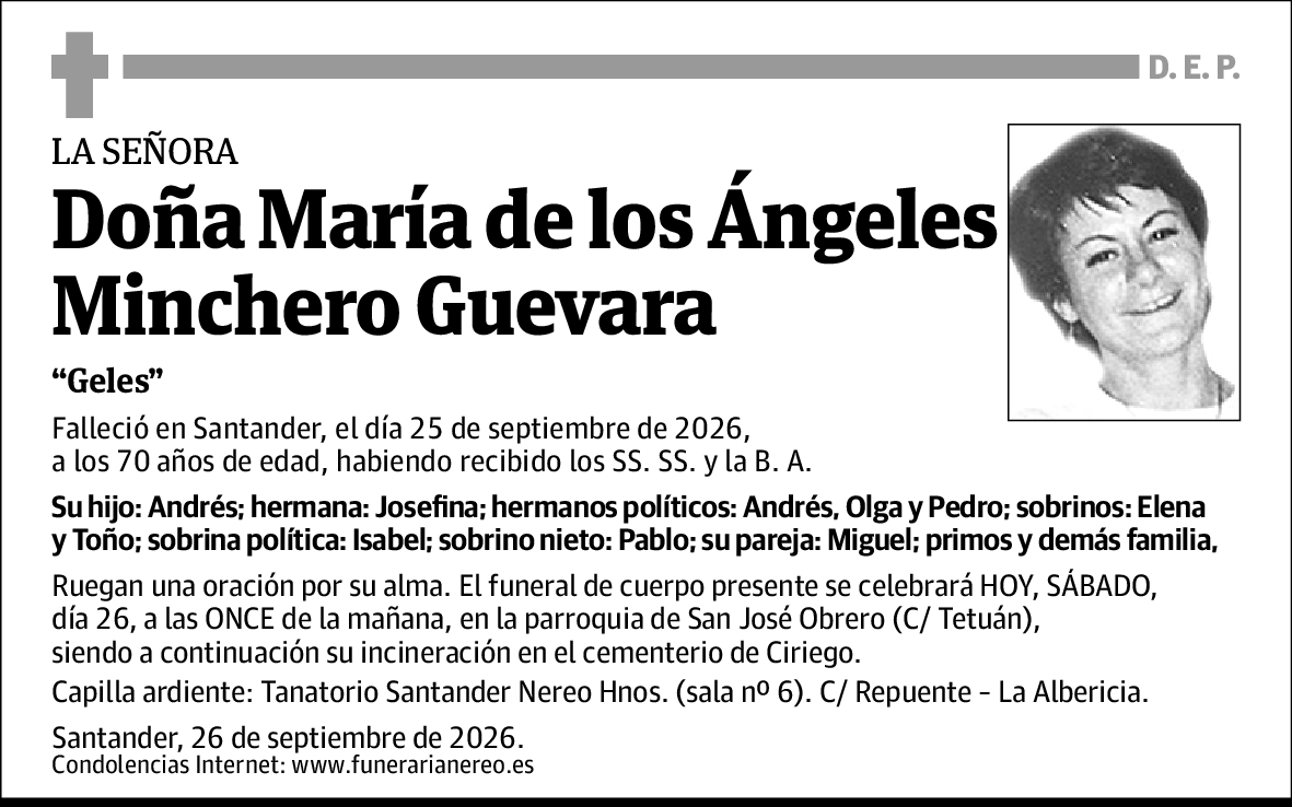 María de los Ángeles Minchero Guevara