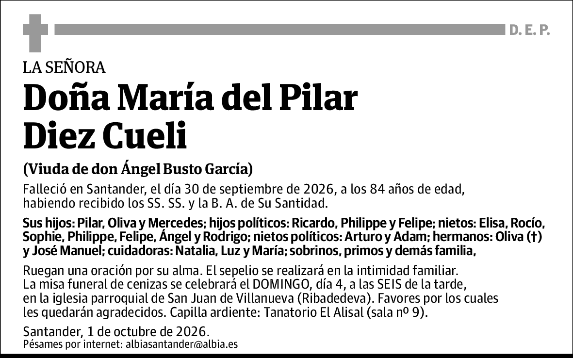 María del Pilar Diez Cueli