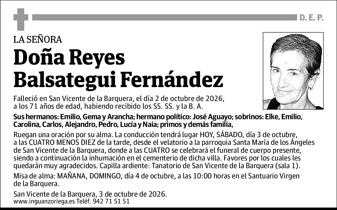 Reyes Balsategui Fernández