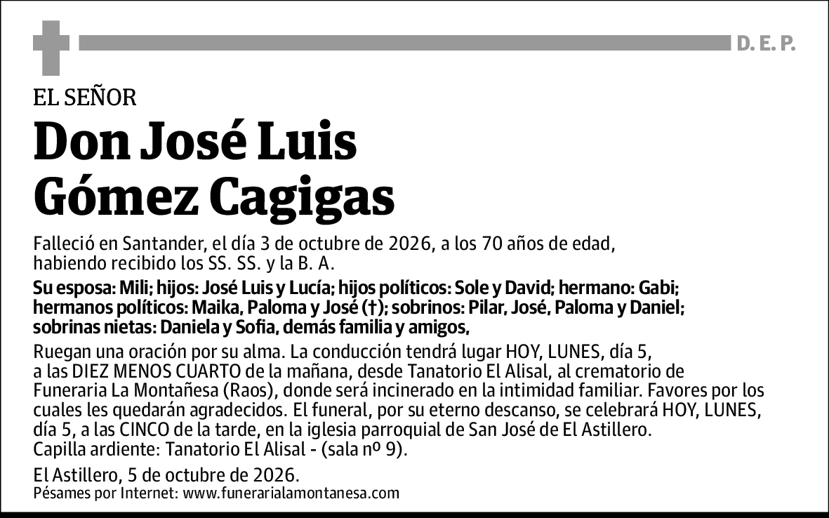 José Luis Gómez Cagigas