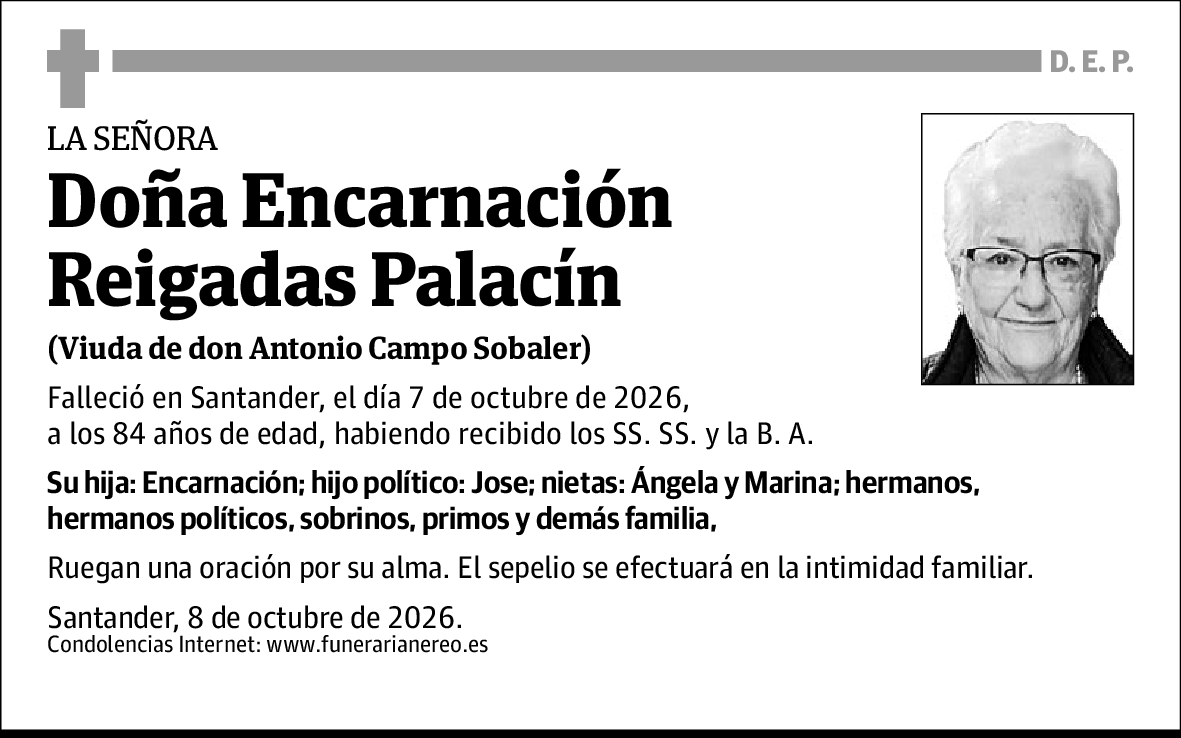 Encarnación Reigadas Palacín
