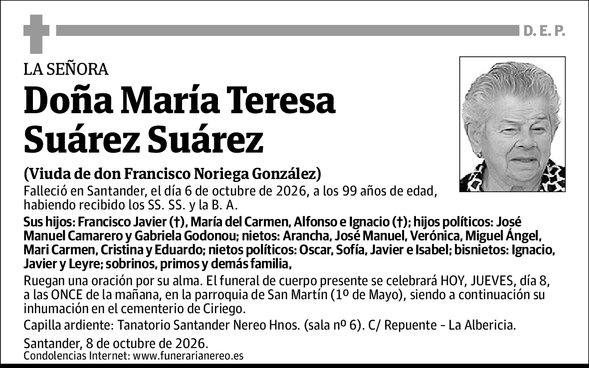 María Teresa Suarez Suarez