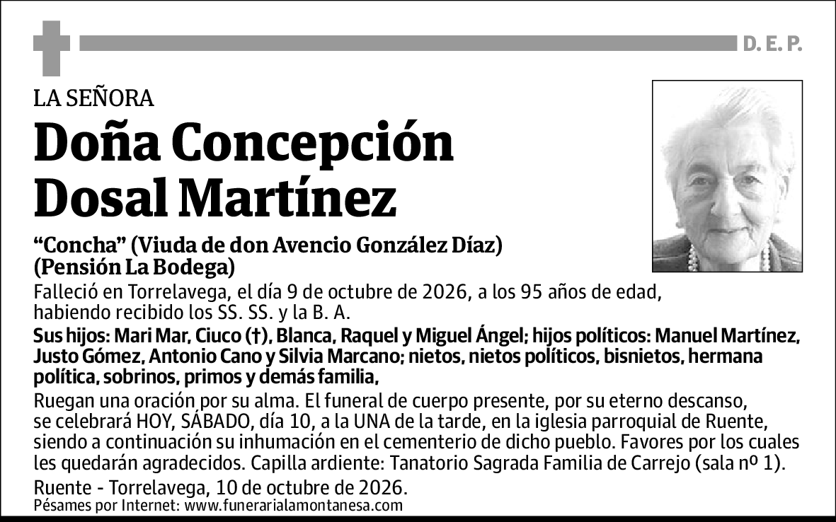 Concepción Dosal Martínez