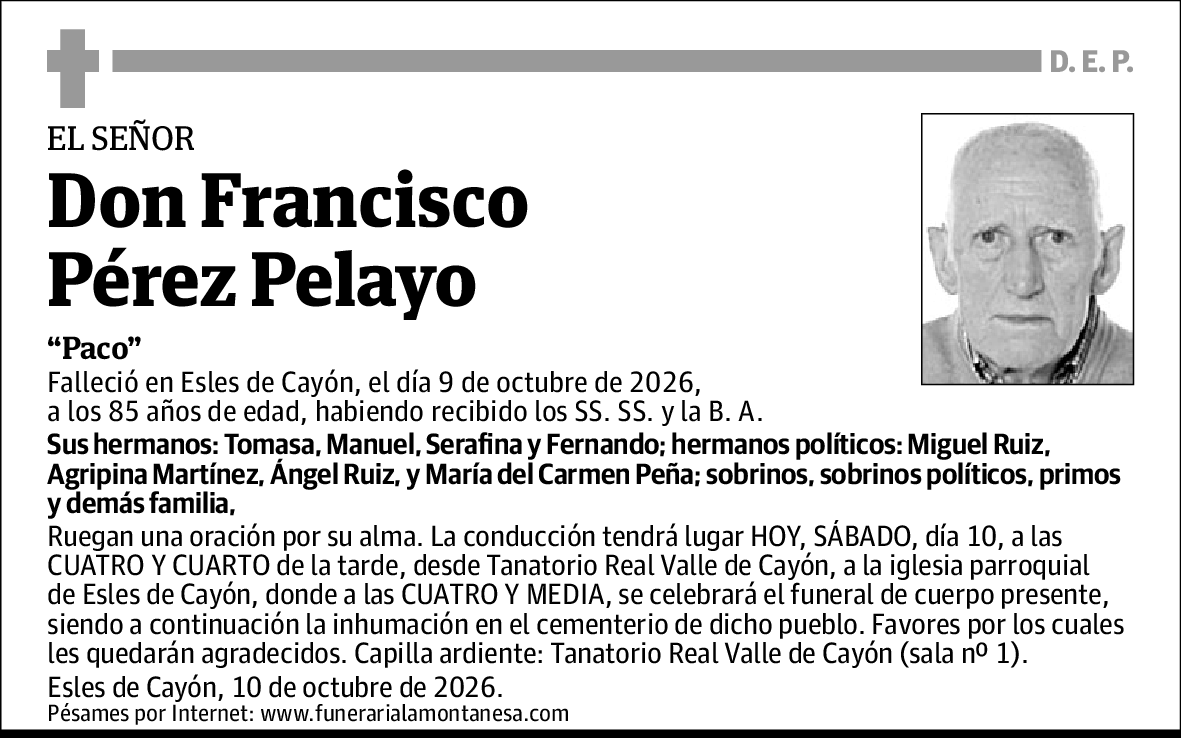 Francisco Pérez Pelayo