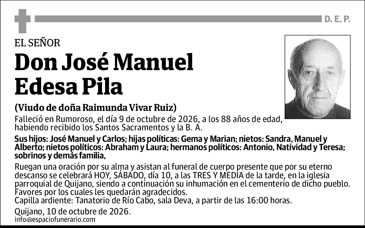 José Manuel Edesa Pila