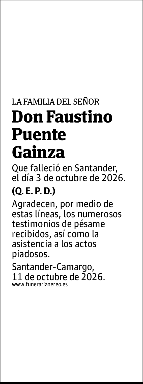 Faustino Puente Gainza