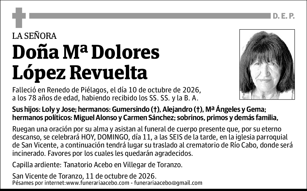 Mª Dolores López Revuelta