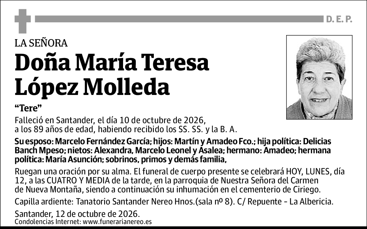 María Teresa López Molleda