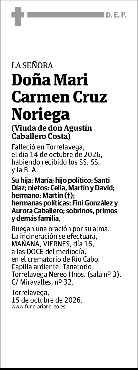 Mari Carmen Cruz Noriega