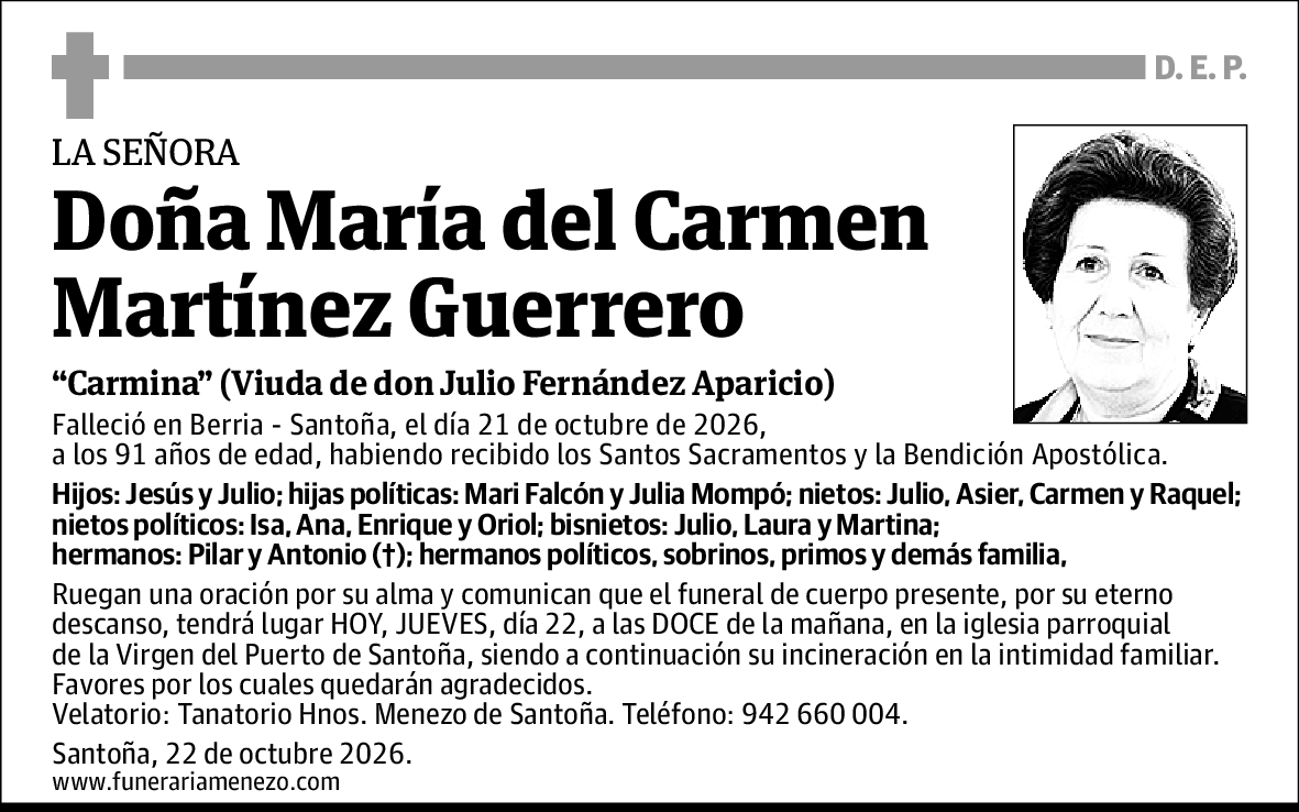 María del Carmen Martínez Guerrero