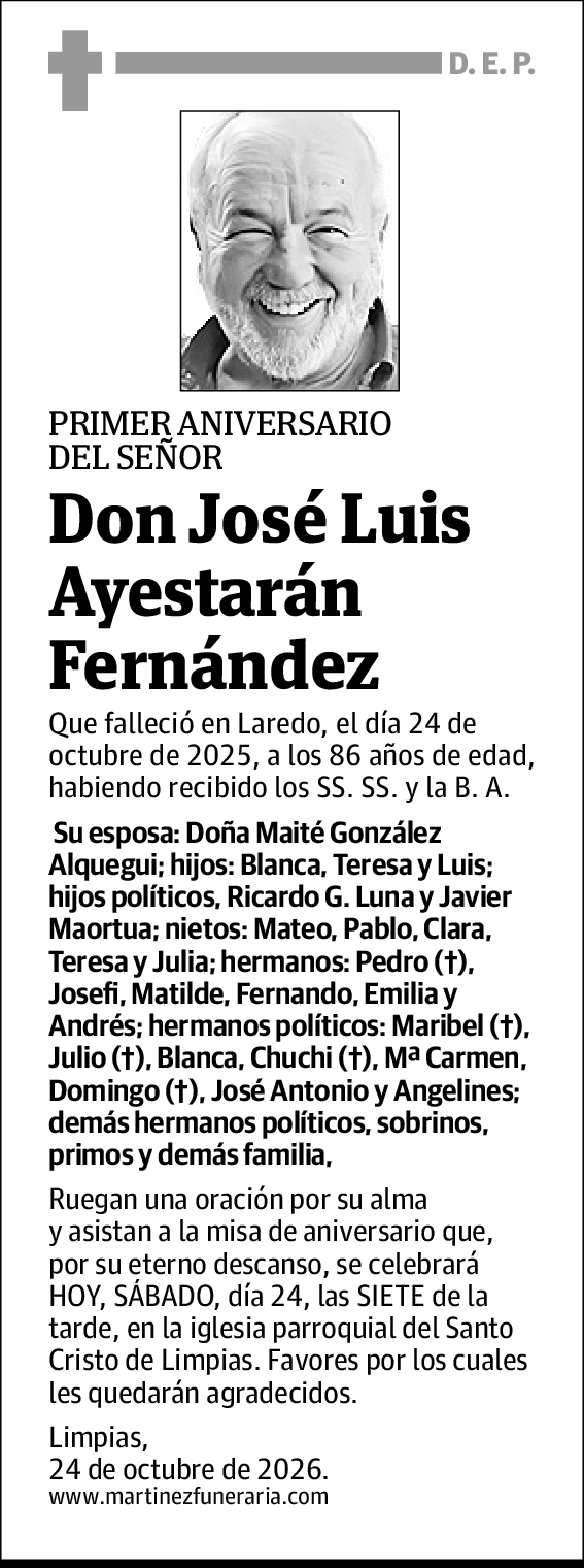 José Luis Ayestarán Fernández